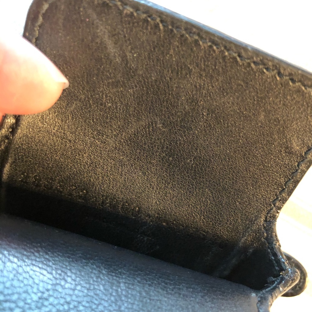 Balenciaga Moto Card Holder in BLACK - Picture 3 of 5